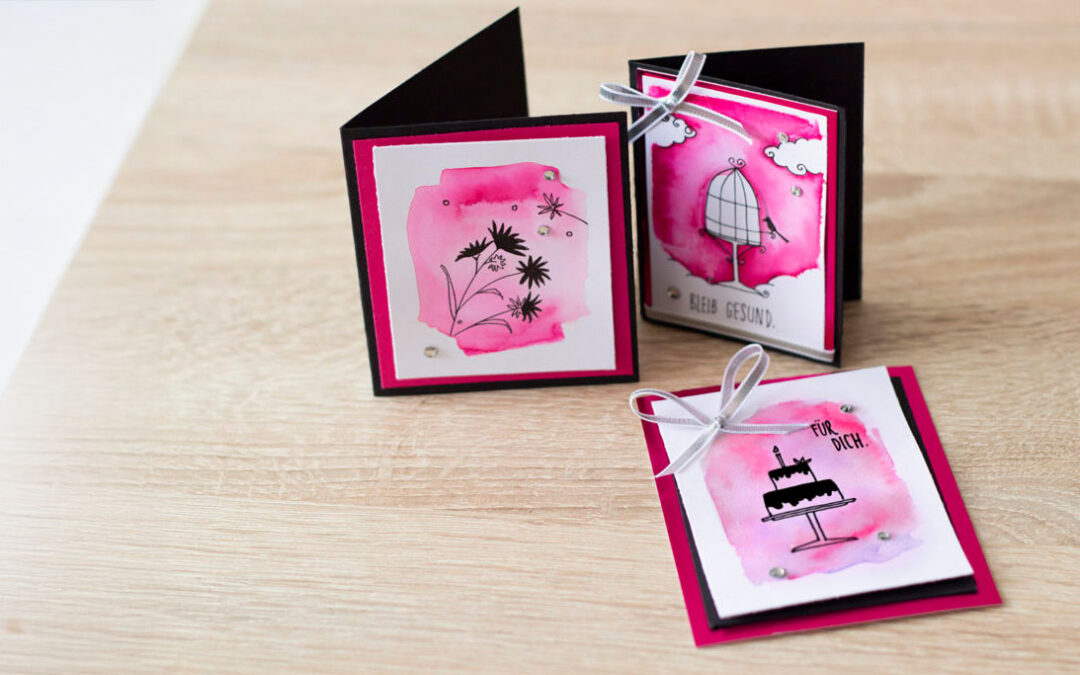 3 Ideen zum Zeichnen um schöne Grußkarten zu kreieren